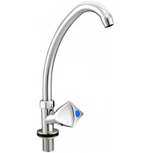 Кран моно с одним маховиком 1/2" вертикальный фото  в интернет-магазине Санкомп