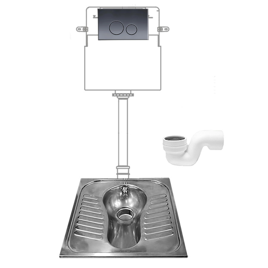 Чаша Генуя НЕРЖАВЕЮЩАЯ Усиленная с инсталляцией с кнопкой из НЕРЖАВЕЮЩЕЙ СТАЛИ, 24596 фото  в интернет-магазине Санкомп