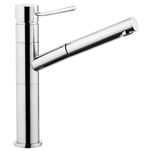 Смеситель для кухни с вытяжным душем, 03755 фото  в интернет-магазине Санкомп