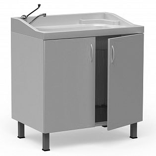 Стол для санитарной обработки новорожденного, (ванна для купания новорожденного), 900х600х990 мм  фото  в интернет-магазине Санкомп