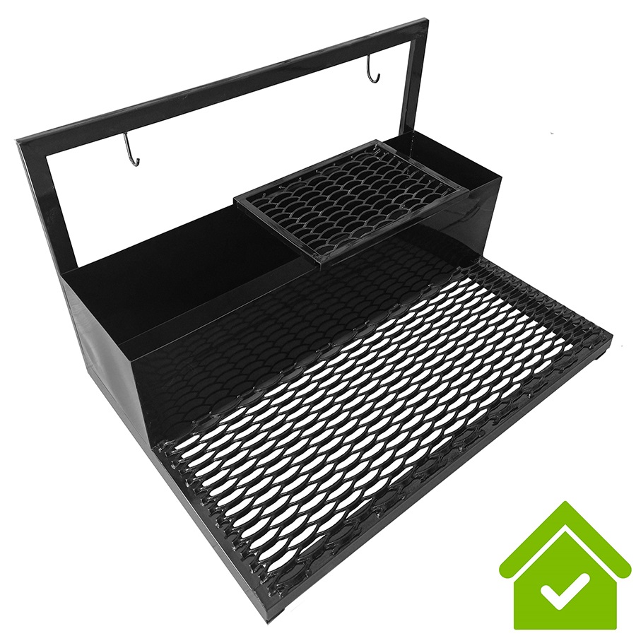 Мойка металлическая для чистки обуви с поддоном шириной 1200 мм съемная решетка 450 мм Черная, 23672 фото  в интернет-магазине Санкомп