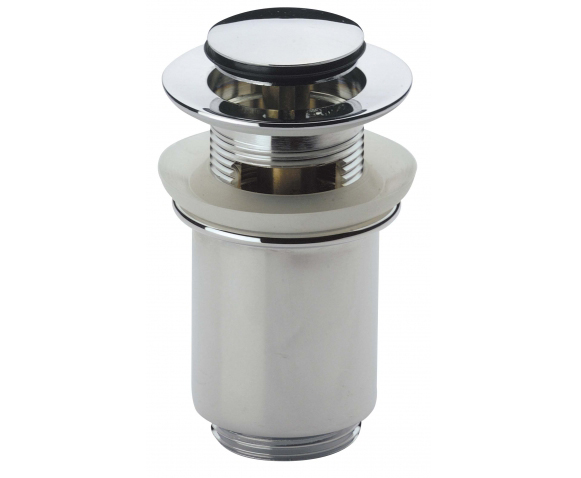 Донный клапан с переливом для хромированного сифона 1 1/4" фото  в интернет-магазине Санкомп