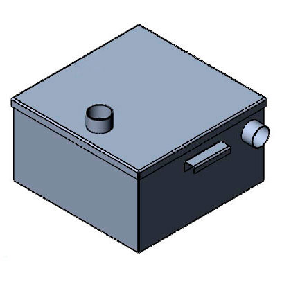 Гипсоотстойник из нержавеющей стали AISI 304 S=1.5 mm разм.400*300*200 мм, 18548  фото  в интернет-магазине Санкомп