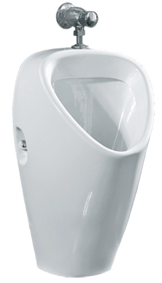 Писсуар настенный, вход НАРУЖНЫЙ, выход УНИВЕРСАЛЬНЫЙ (330х350х560) фото  в интернет-магазине Санкомп