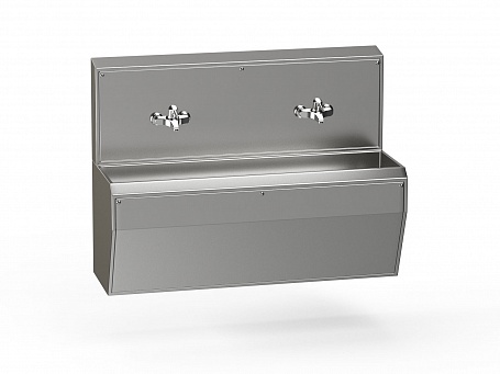 Мойка хирургическая двухместная напольная на 2 рабочих места, нержавеющая сталь, МХ-2.1 (1), 27249 фото  в интернет-магазине Санкомп