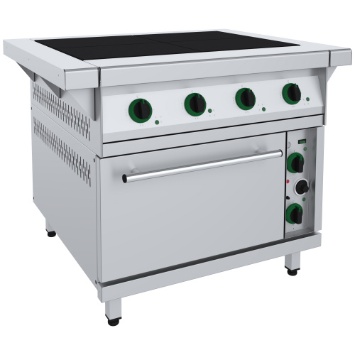 Плита электрическая 4-х конф\ с конвекц. жар. шкафом и пароувлажнением, 22916  фото  в интернет-магазине Санкомп