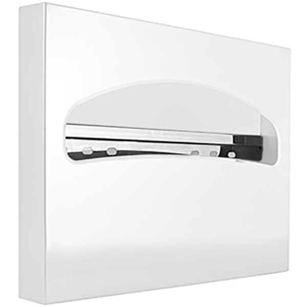 Диспенсер для покрытий на унитаз из нержавеющей стали 1/2 сложения Белый, 25269 фото  в интернет-магазине Санкомп