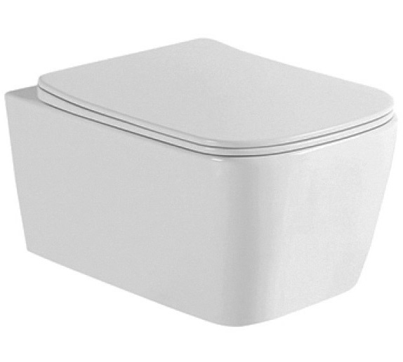 Унитаза подвесной БЕЗОБОДКОВЫЙ  с инсталляцией с клавишей, с быстросъемным сиденьем микролифт, 22431 фото  в интернет-магазине Санкомп