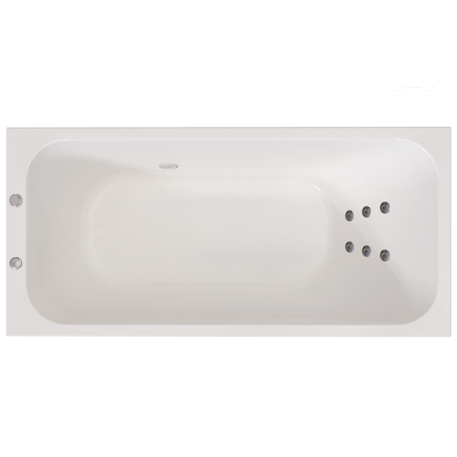 Ванна акриловая гидромассажная 1700х750 мм, 21877 фото  в интернет-магазине Санкомп