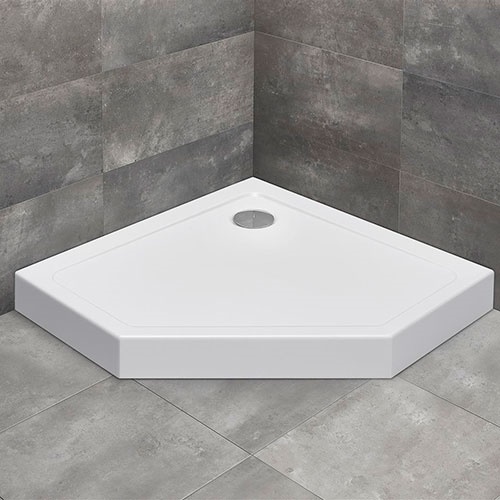 Поддон пятиугольный 900х900 мм акриловый фото  в интернет-магазине Санкомп