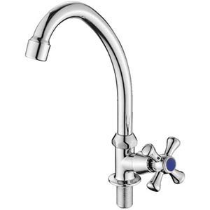 Кран моно с одним маховиком 1/2" вертикальный фото  в интернет-магазине Санкомп