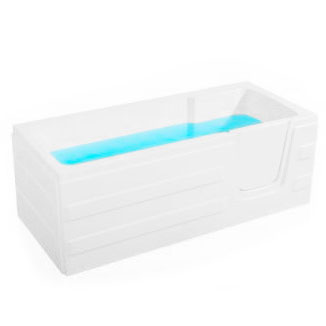 Ванна для инвалидов и пожилых с дверцей лежачая 1550х760х610 мм ПРАВАЯ 20616 фото  в интернет-магазине Санкомп