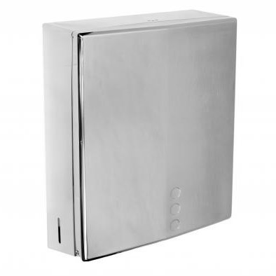 Диспенсер для листовых полотенец из нержавеющей стали, Хром 18036 фото  в интернет-магазине Санкомп