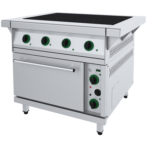 Плита электрическая 4-х конф\ с конвекц. жар. шкафом и пароувлажнением, 22916  фото  в интернет-магазине Санкомп