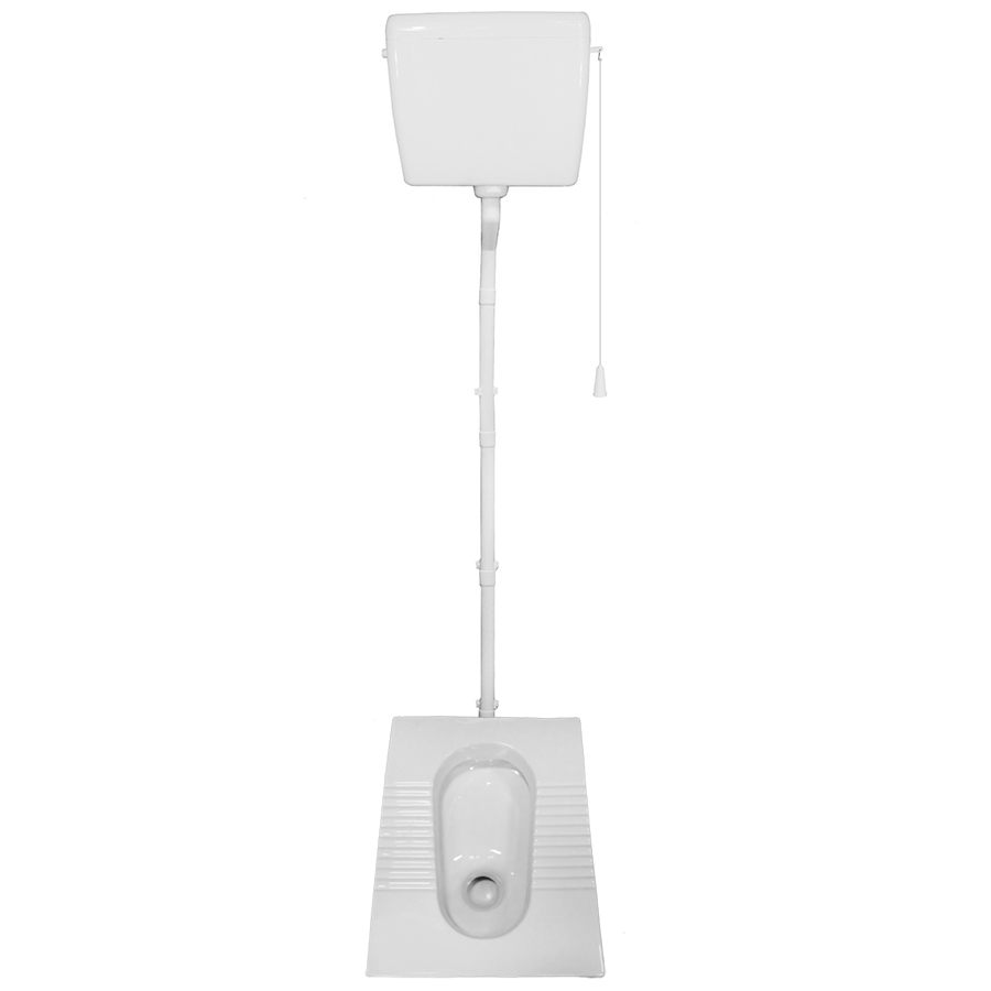 Чаша Генуя КЕРАМИКА НИЗКАЯ с бачком высокорасположенным ПЛАСТИК сифон встроенный, 17664 фото  в интернет-магазине Санкомп