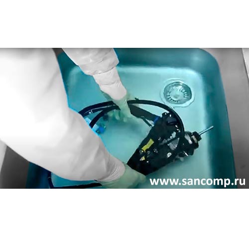 Мойка для эндоскопов 2 секции в комплекте насос, дозатор, два смесителя и крышкой для мойки, 15390 фото  в интернет-магазине Санкомп