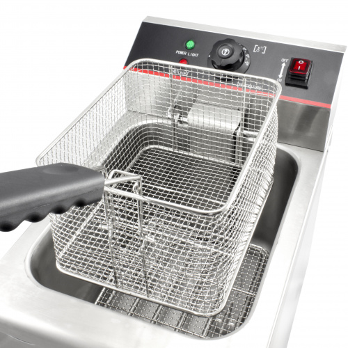 Фритюрница 290х520х420мм, 12л с краном, 23005 фото  в интернет-магазине Санкомп