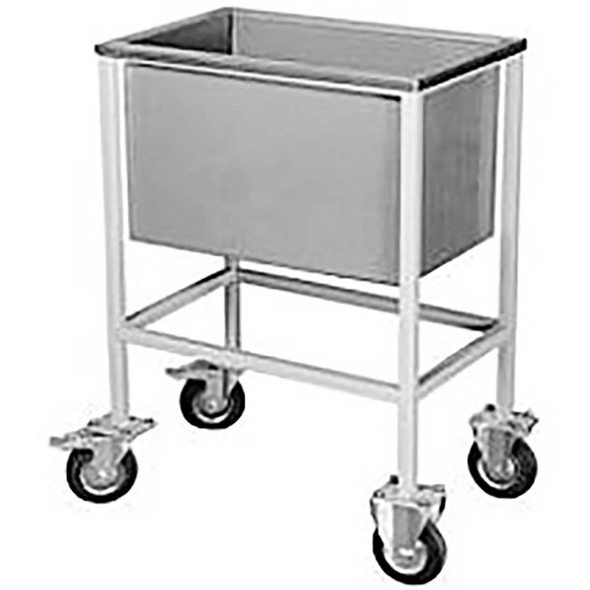 Ванна моечная AISI 430-0,8мм сварная 1 секция ПЕРЕДВИЖНАЯ глубина 350мм, Б/О, без полки, 400х600х850 фото  в интернет-магазине Санкомп