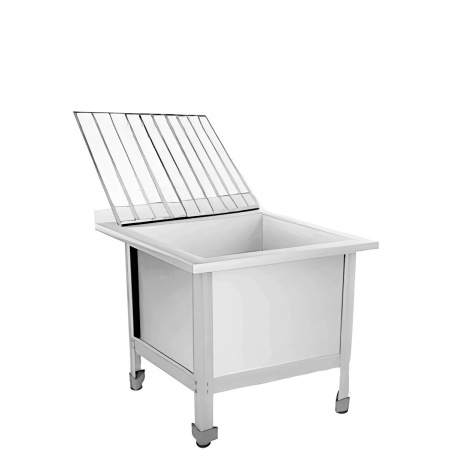 Слив технический из нержавеющей стали AISI 304, 800х600х650 мм, 26913 фото  в интернет-магазине Санкомп