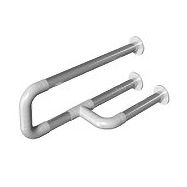 Поручень настенный из нержавеющей стали 180х580х180 мм, 19976 фото  в интернет-магазине Санкомп