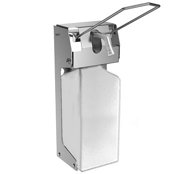 Дозатор локтевой для АНТИСЕПТИКА нержавеющий  1000 мл, 25943 фото  в интернет-магазине Санкомп