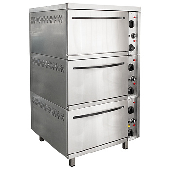 Шкаф жарочный 3-х камерный 840х1500(1520) мм, (внутр камера из стального короба), 22884 фото  в интернет-магазине Санкомп