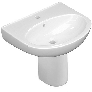 Умывальник на пьедестале ДЕТСКИЙ С/О, С/П 46 см ПОЛУКРУГЛЫЙ (345х460х500) для детей от 4 до 7 лет фото  в интернет-магазине Санкомп