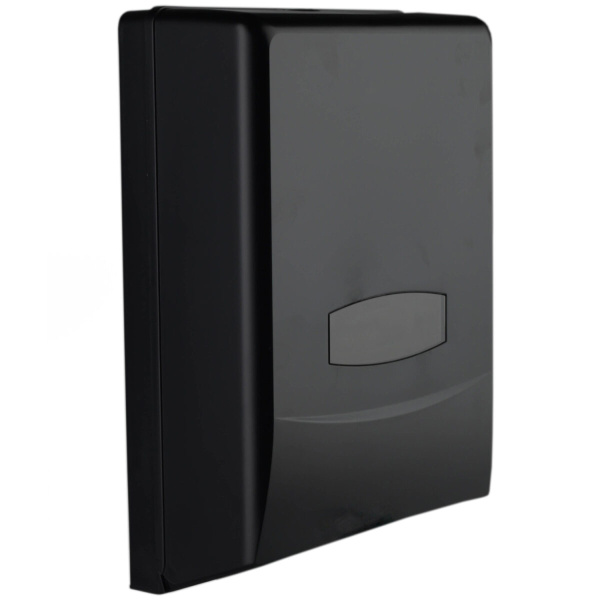 Диспенсер для листовых полотенец тип сложения полотенец-Z (вмещает 2 пачки) ЧЕРНЫЙ, 21249  фото  в интернет-магазине Санкомп