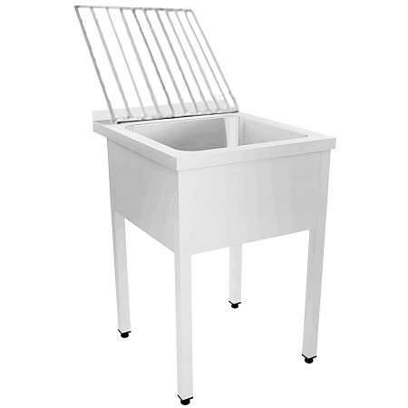 Видуар технический слив (поддон) 600х700х870 С ПОДЪЕМНОЙ РЕШЕТКОЙ, 20818 фото  в интернет-магазине Санкомп