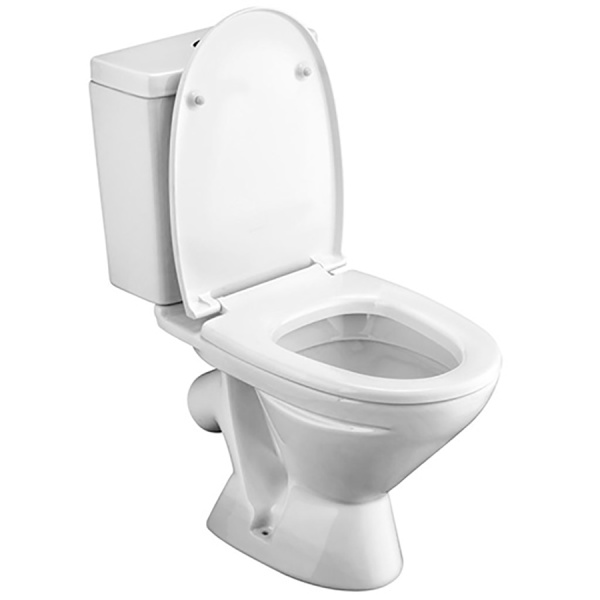 Унитаз компакт керамика косой выпуск (660х370х780) 2-х режимная арматура, сидение ДП, 872  фото  в интернет-магазине Санкомп