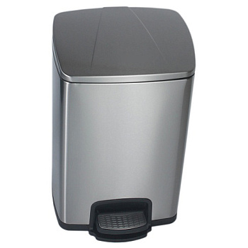 Ведро из нержавеющей стали с подъёмной крышкой 20 литров Матовое, 18928  фото  в интернет-магазине Санкомп