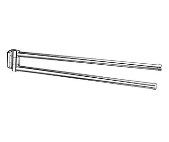 Держатель для полотенца Двойной 430 мм, 10804 фото  в интернет-магазине Санкомп