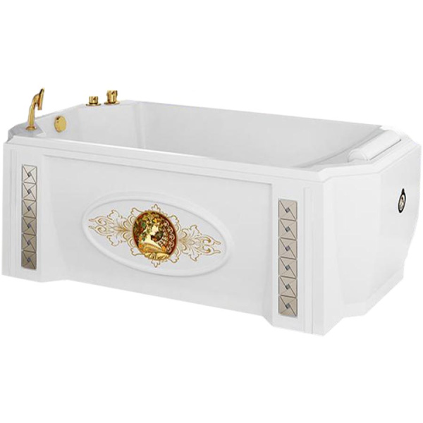 Ванна акриловая прямоугольная гидромассажная 1900х1100 мм, 21895  фото  в интернет-магазине Санкомп