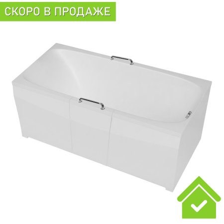 Ванна для инвалидов и пожилых с дверцей лежачая с дверцей 1500х700х660 мм СЛИВ СПРАВА, 21199 фото  в интернет-магазине Санкомп