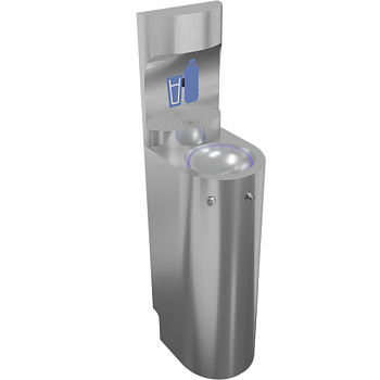 Станция питьевая кнопочная напольная 2 чаши Х/В, Б/Ф, Б/УФ, Б/Г, Б/ТО, Б/О, 290x390x1390 26603 фото  в интернет-магазине Санкомп