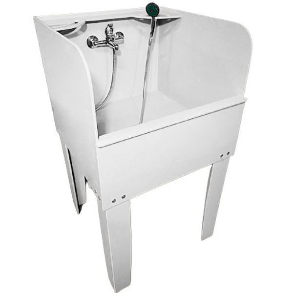 Слив технический напольный 650х650х1200 С ЭКРАНОМ СО СМЕСИТЕЛЕМ, 17610 фото  в интернет-магазине Санкомп