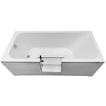 Ванна с дверцей 1700х700х630мм СЛИВ СЛЕВА ДВЕРЦА Стекло по центру ОТКРЫТИЕ НАПРАВО, 26777 фото  в интернет-магазине Санкомп