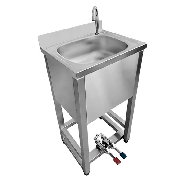 Рукомойник педальный с изливом НОЖНОЕ ВКЛЮЧЕНИЕ 2 педали 500х400х900 мм, 25670 фото арт.25670
