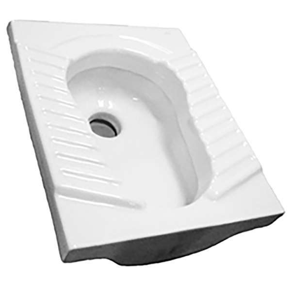 Чаша Генуя керамическая омывание со всех сторон (подача воды сзади) ТОНКАЯ 570х455х200, 0202.00.10 арт. 