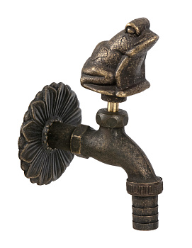 Кран поливочный Ду 15 бронза 20745 фото  в интернет-магазине Санкомп