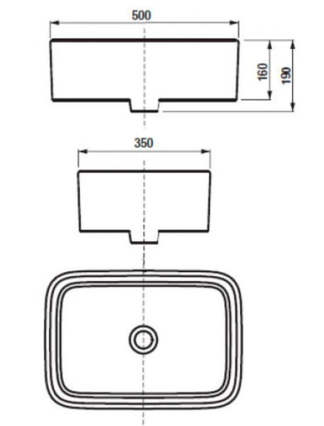 Ногомойка керамическая (500х350х190) фото  в интернет-магазине Санкомп