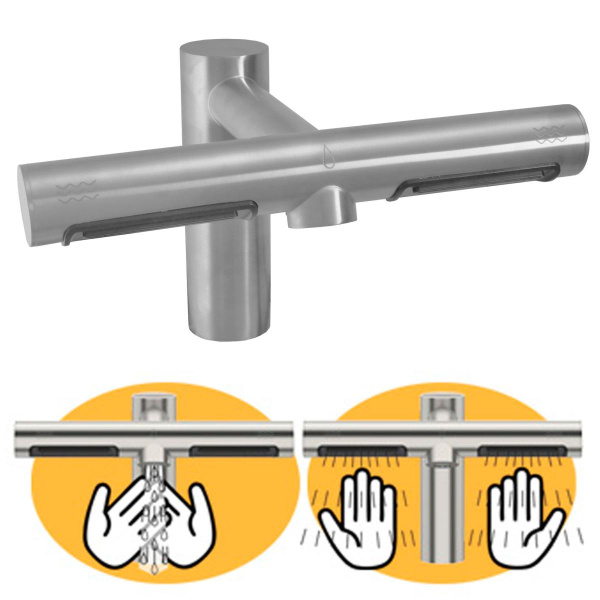 Смеситель для раковины сенсорный со встроенной сушилкой для рук, 23619 фото  в интернет-магазине Санкомп