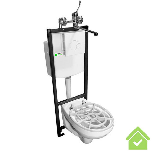  Видуар ПОДВЕСНОЙ СТАНДАРТ, с инсталляцией, СМЕСИТЕЛЕМ (БЕЗ ПЕДАЛИ И БАЧКА ДЛЯ РАСТВОРА), 19958 фото 