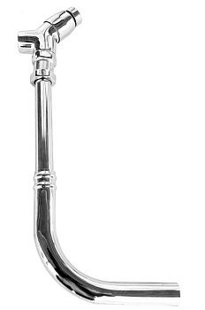 Кран смывной наружный с трубками, вход Ду 20 с внутренней резьбой, выход ø32 фото в интернет-магазине СанКомп www.sancomp.ru