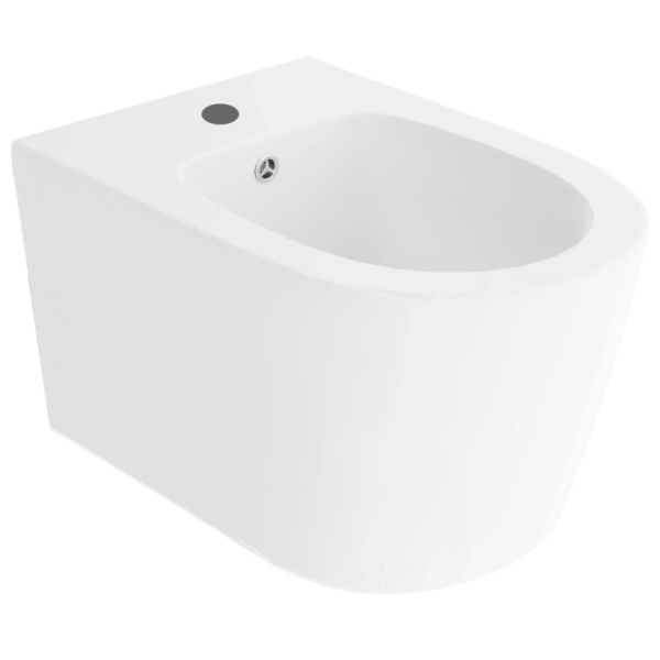 Биде подвесное из керамики с отверстием под смеситель с переливом (360х530х375), 25237 фото  в интернет-магазине Санкомп