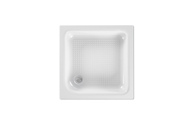 Поддон акриловый квадратный 900х900х300(150) мм, Ø 50 мм с экраном и ножками 21513  фото  в интернет-магазине Санкомп