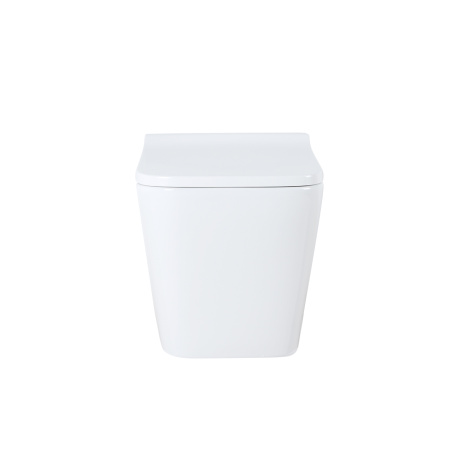 Унитаз подвесной БЕЗОБОДКОВЫЙ (490х340х350) С СИДЕНЬЕМ МИКРОЛИФТ 22595  фото  в интернет-магазине Санкомп