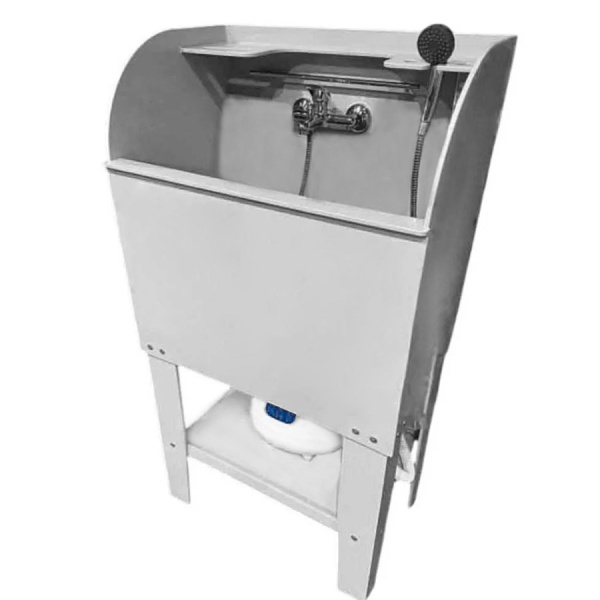 Ванна для груминга для собак СПА С ФУНКЦИЕЙ ОЗОН с экраном 450х700х1330 мм, 18249 фото  в интернет-магазине Санкомп