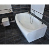 Ванна акриловая асимметричная-фигурная в полной комплектации 1700х970 мм, 21955 фото  в интернет-магазине Санкомп