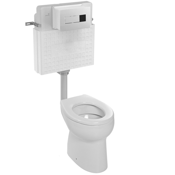 Унитаз напольный ДЕТСКИЙ с АВТОМАТИЧЕСКИМ НАКОПИТЕЛЬНЫМ СМЫВОМ (220В),15398  фото  в интернет-магазине Санкомп